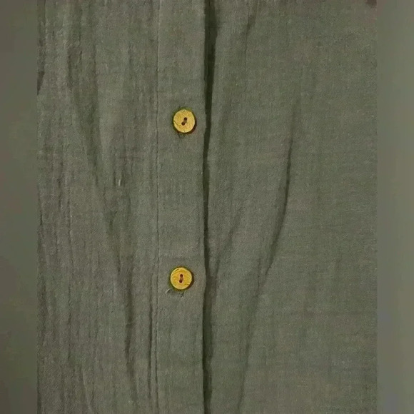 Peace Love World Bonus 100% cotton button up shirt size 2X (S114) - Picture 7 of 13